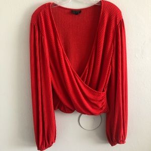 Top Shop red top